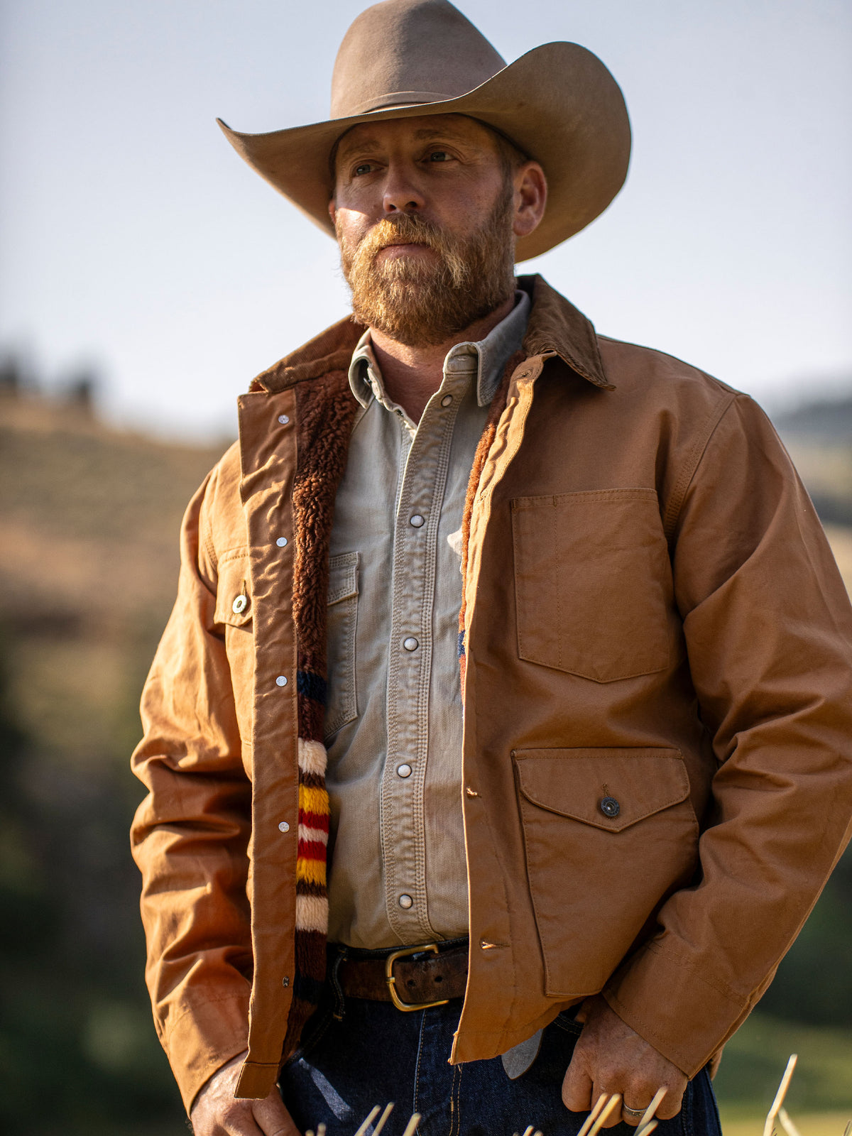Fenceline Brush Jacket with Fleece Blanket Lining - Schaefer Outfitter