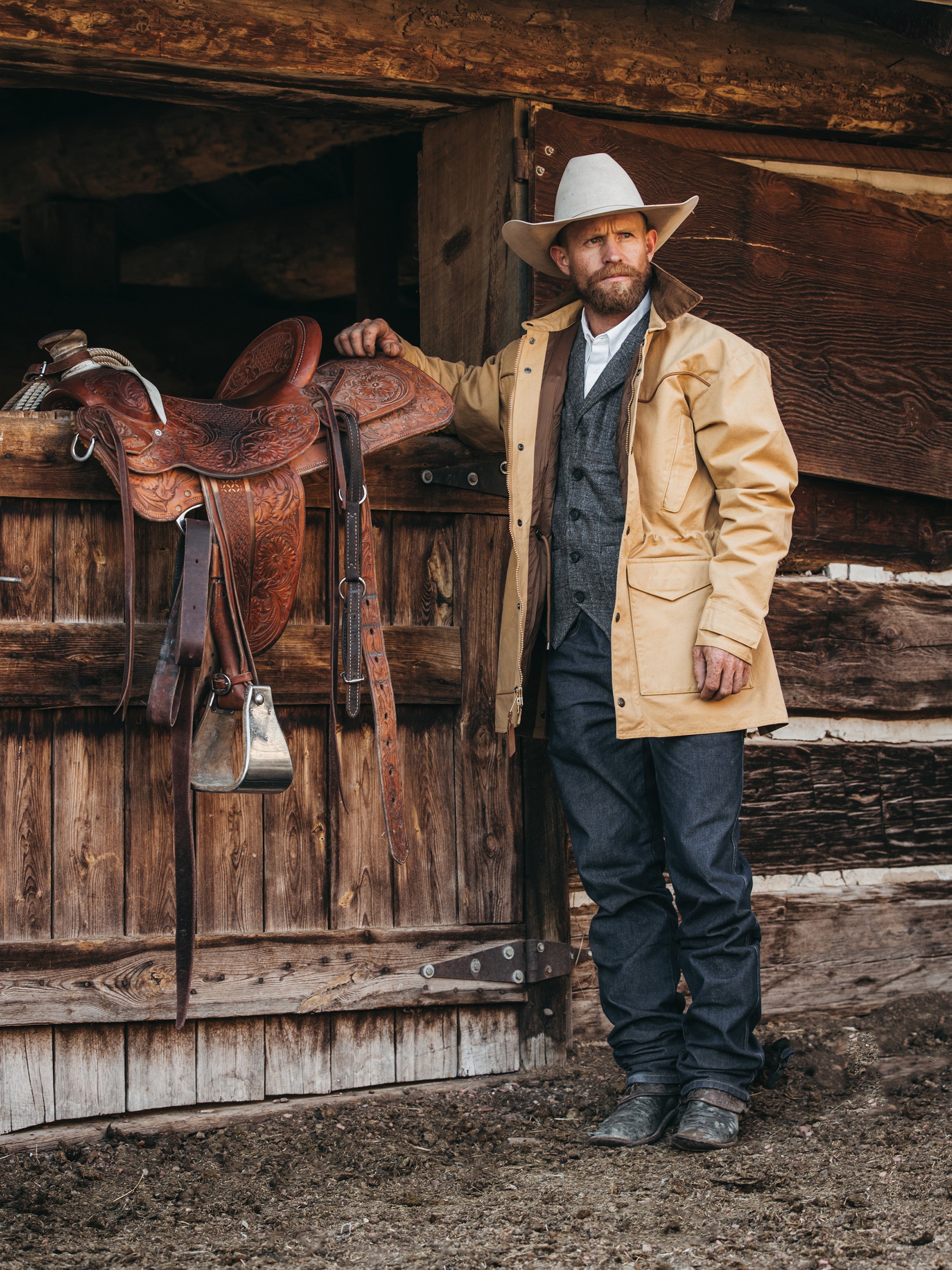 Mens sales western outerwear