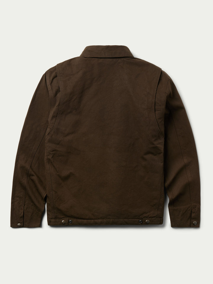 Zip Canvas Jacket with Fleece Blanket Lining - Schaefer Outfitter