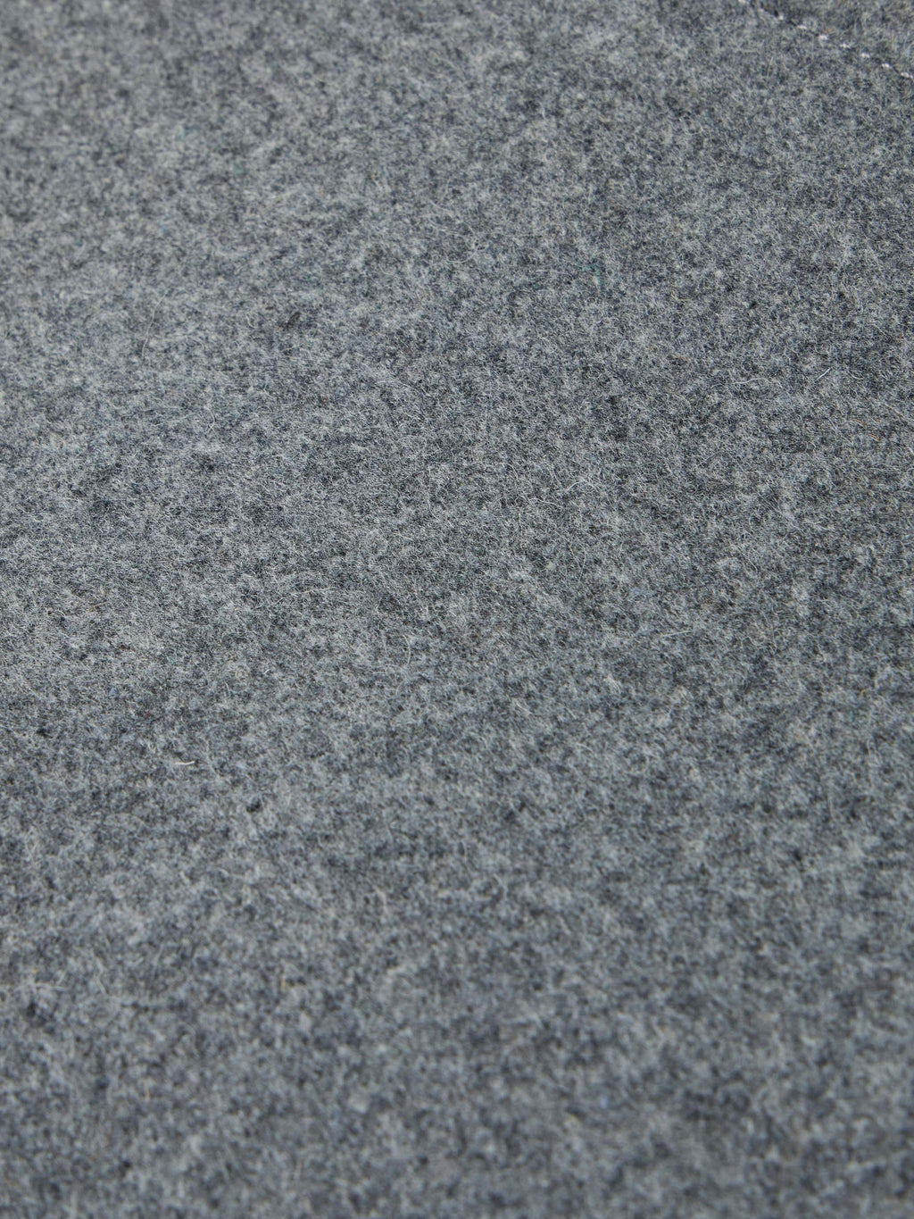 Heather gray wool fabric texture close-up