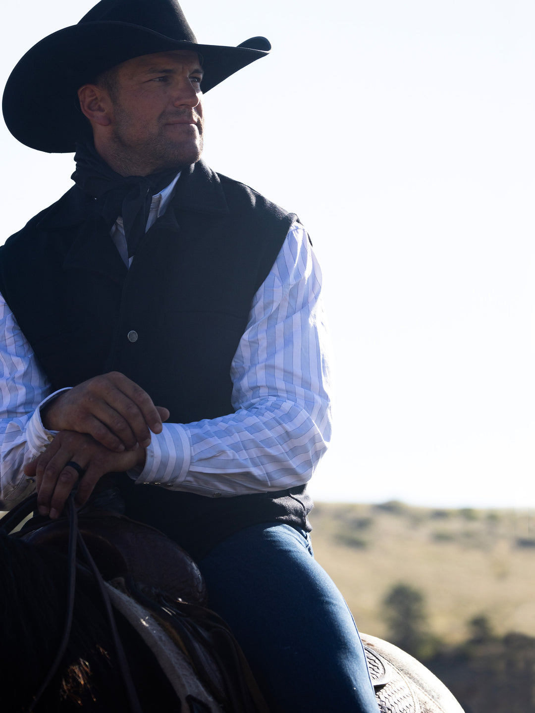 Cattle Baron Wool Vest - Schaefer Outfitter