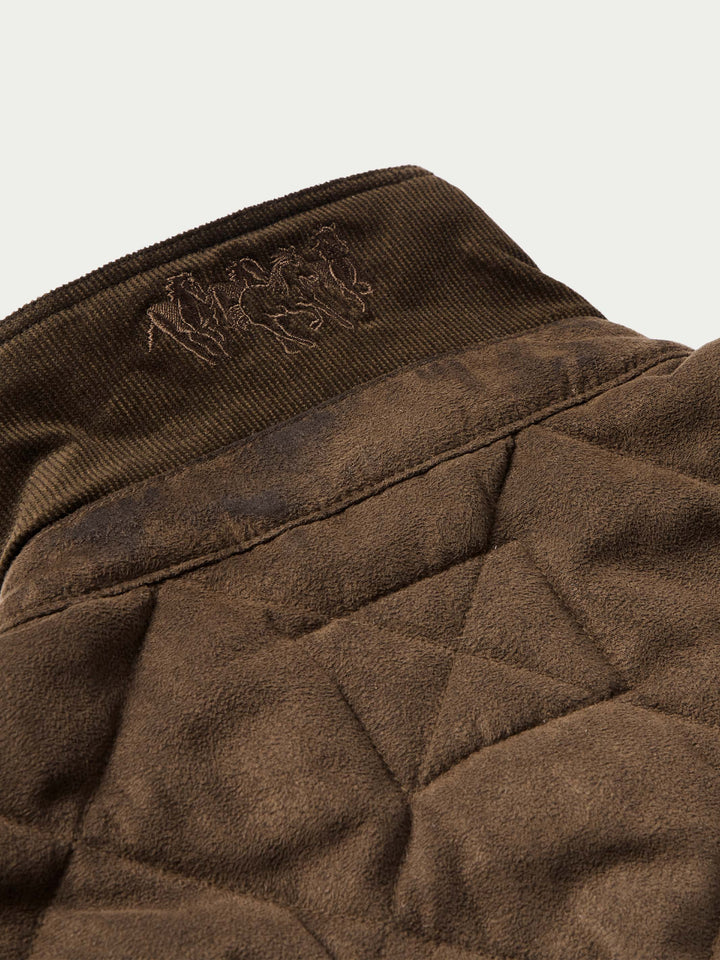 QUILTED MICROSUEDE JACKET - Schaefer Outfitter