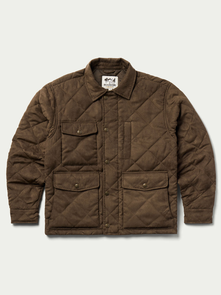 QUILTED MICROSUEDE JACKET - Schaefer Outfitter