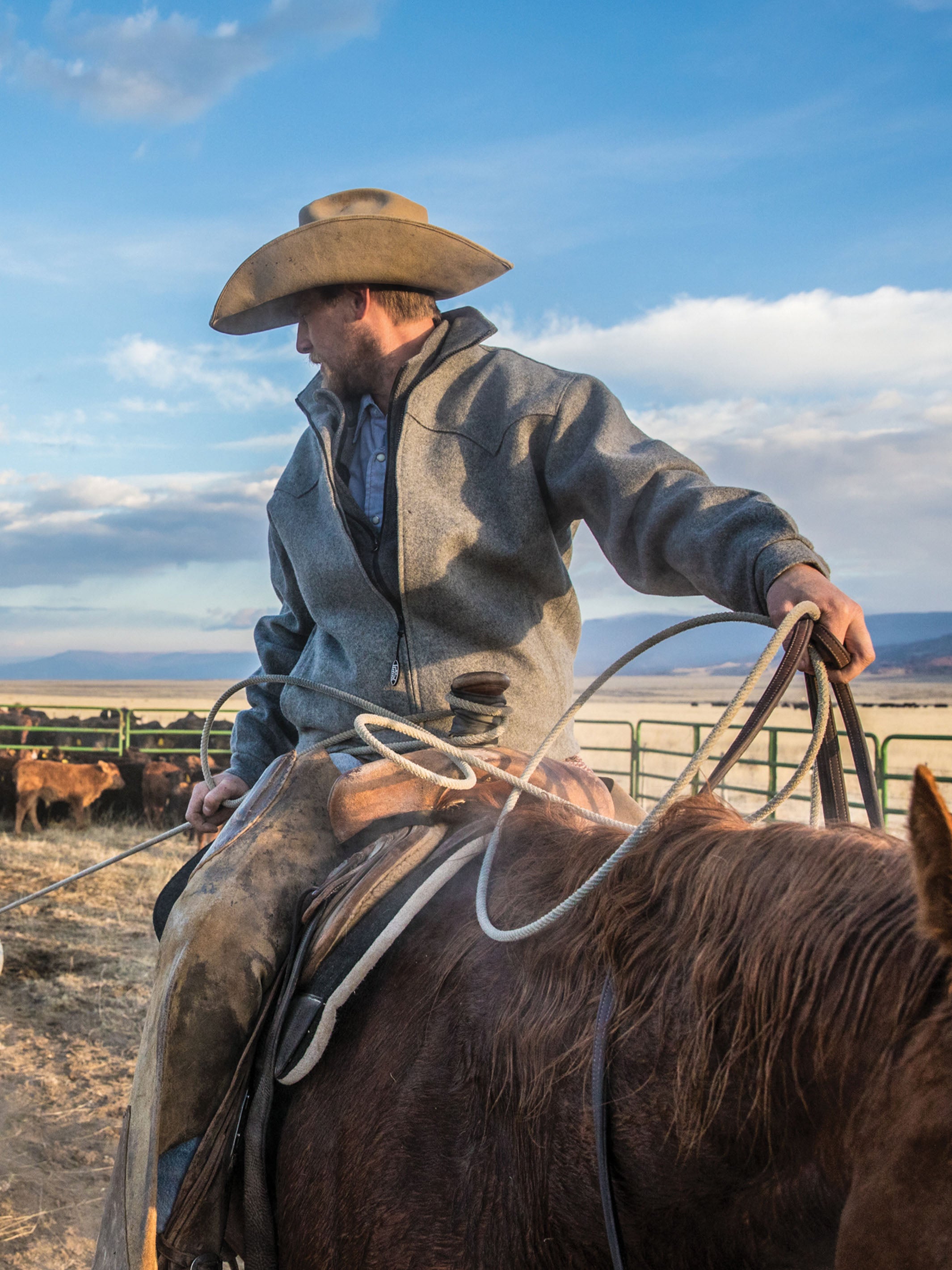 Wool store cowboy jacket