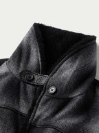 Wool Coat With Shearling Collar - Schaefer Outfitter