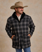 Wool Coat With Shearling Collar - Schaefer Outfitter