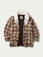 Wool Coat With Shearling Collar - Schaefer Outfitter