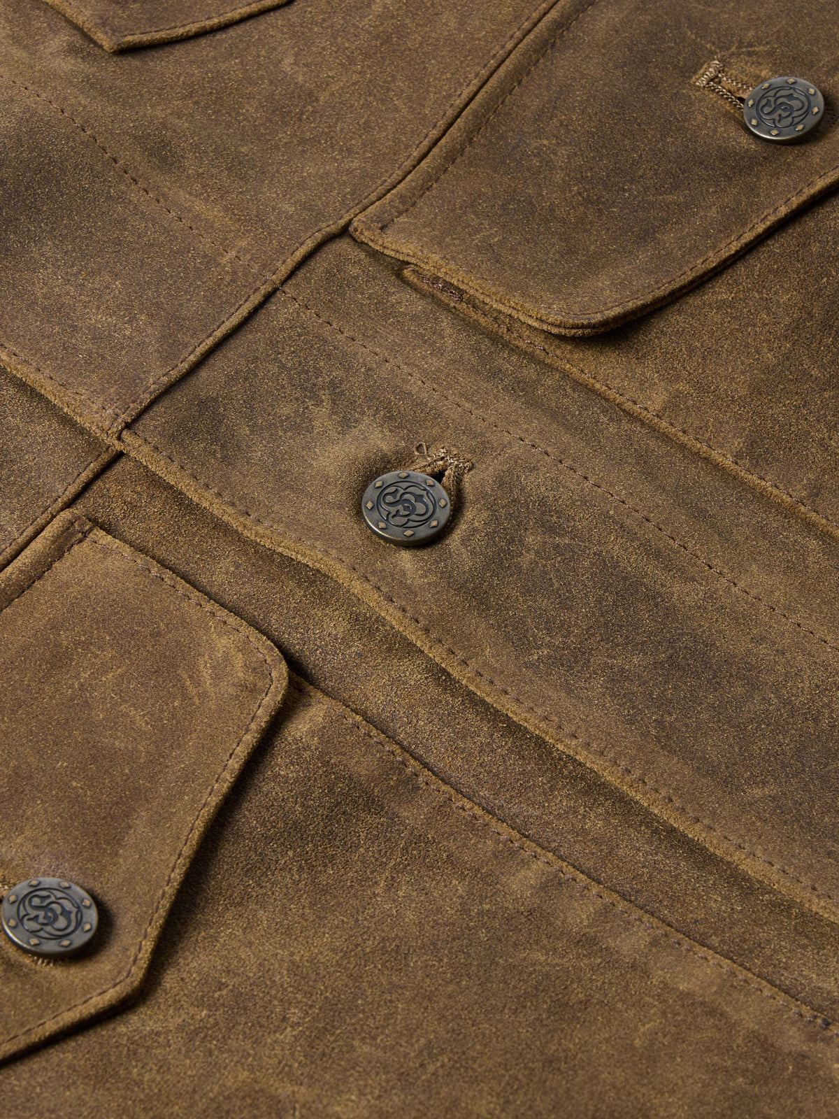 Leather Mesquite Brush Jacket - Schaefer Outfitter