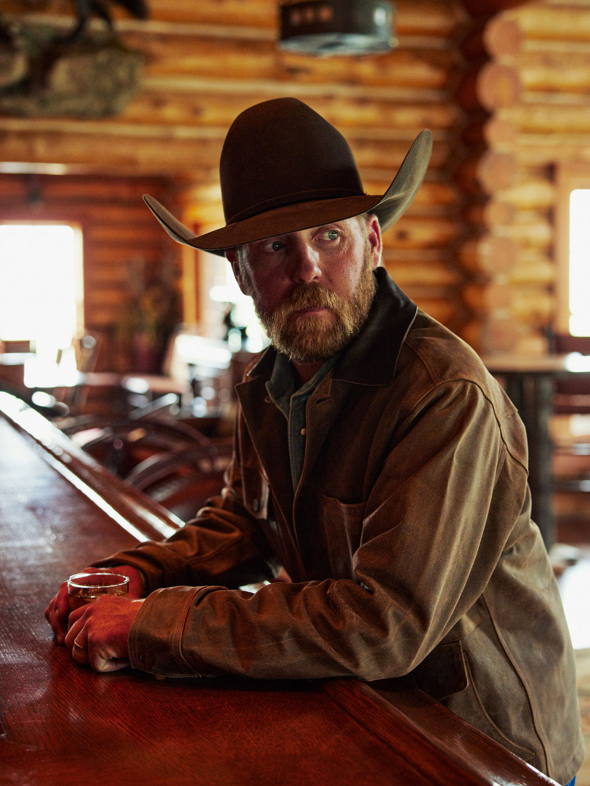 Leather Mesquite Brush Jacket - Schaefer Outfitter