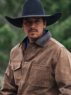 Leather Mesquite Brush Jacket - Schaefer Outfitter