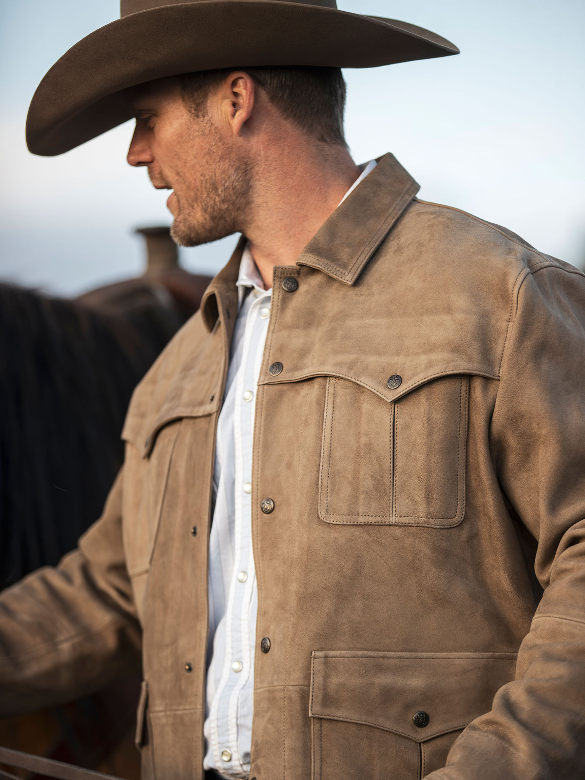 EXPEDITION SUEDE SHIRT JACKET - Schaefer Outfitter