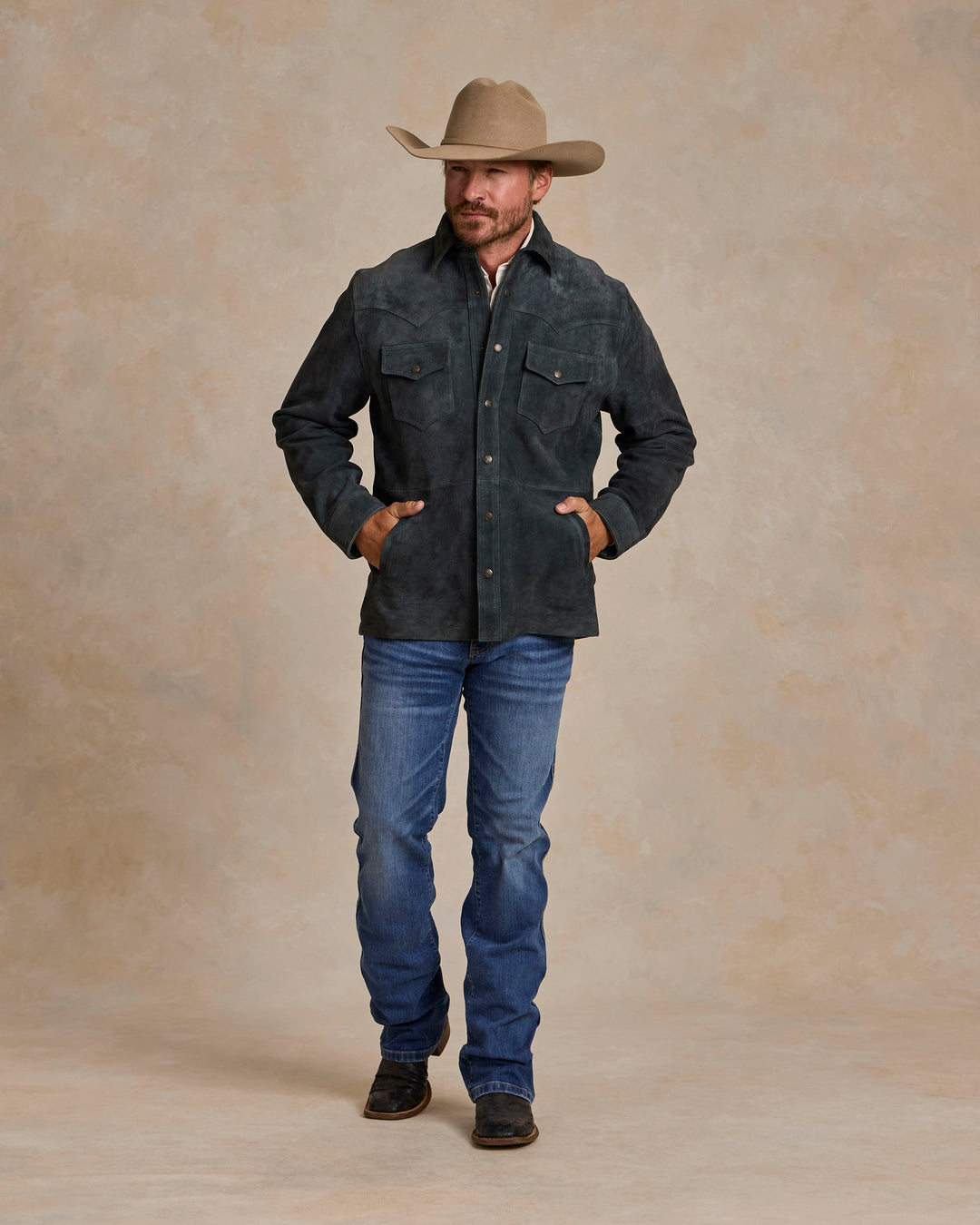 Suede Overshirt