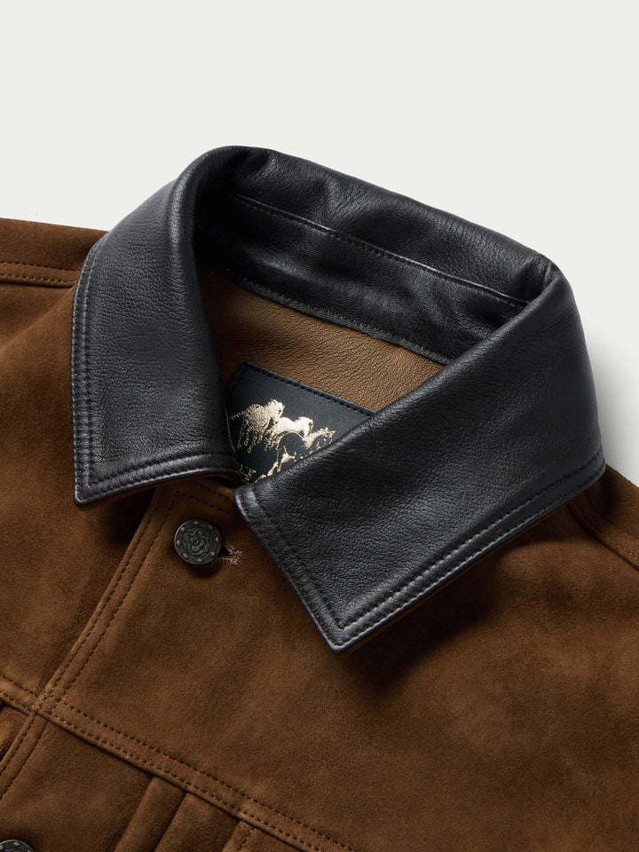 ROUGHOUT TRUCKER JACKET - Schaefer Outfitter