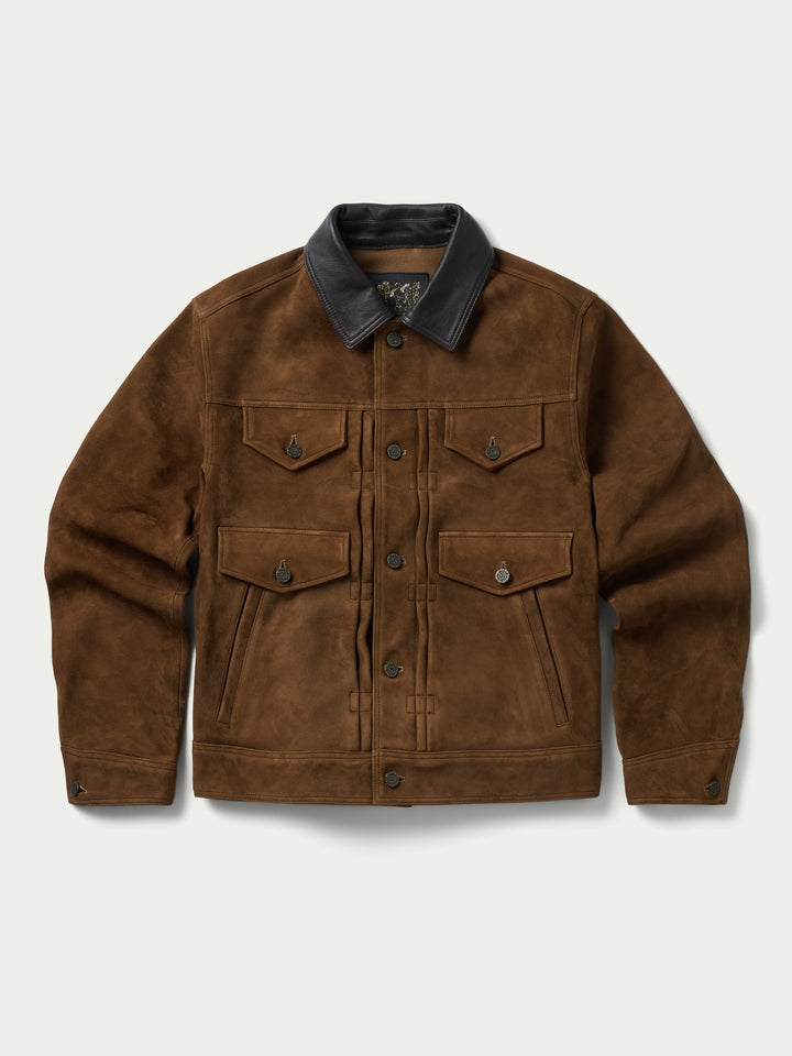 ROUGHOUT TRUCKER JACKET - Schaefer Outfitter