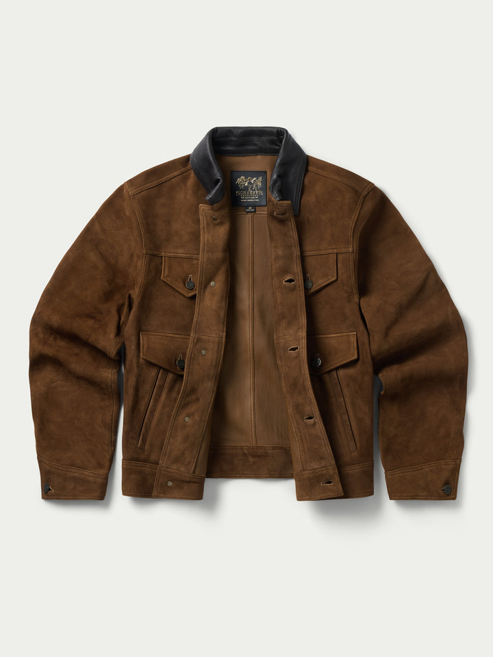 ROUGHOUT TRUCKER JACKET - Schaefer Outfitter