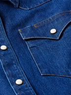 WOMENS WESTERN DENIM PEARL SNAP SHIRT - Schaefer Outfitter