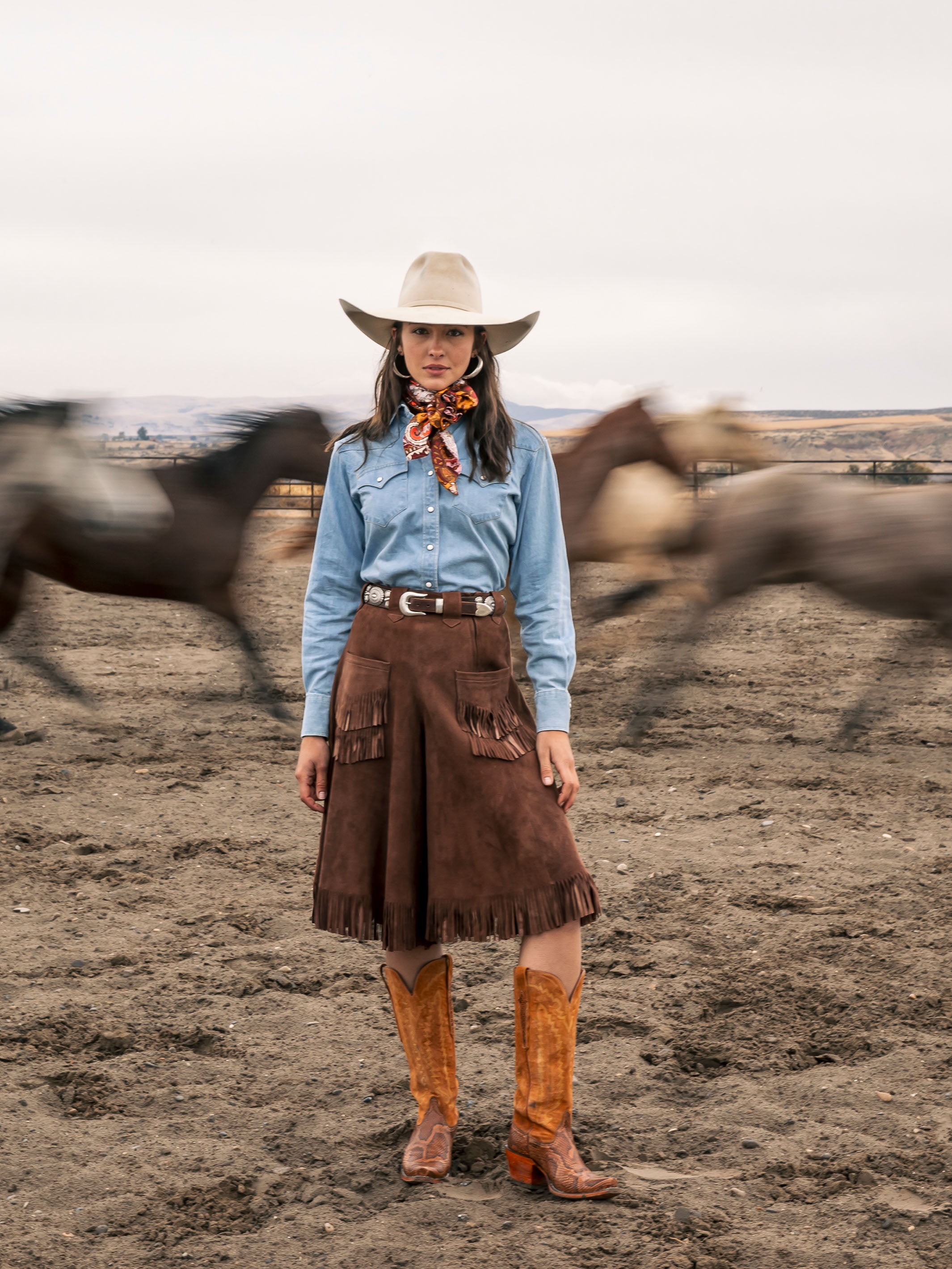 Women's Western Denim Pearl Snap | Schaefer Outfitter