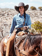 Women's Western Denim Pearl Snap - Schaefer Outfitter