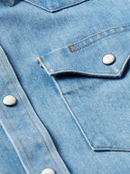 WOMENS WESTERN DENIM PEARL SNAP SHIRT - Schaefer Outfitter