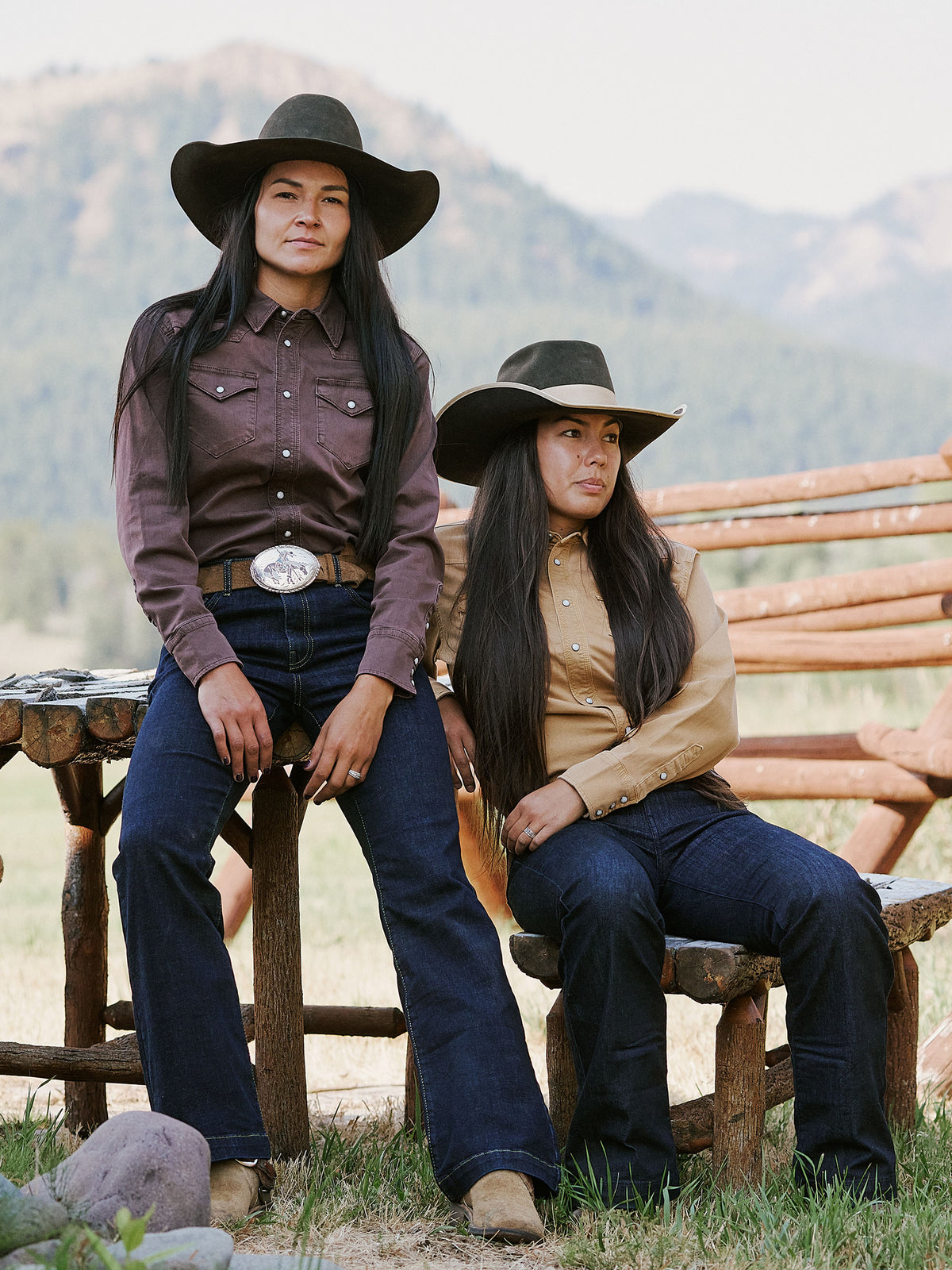 Women's Western Denim Snap Shirt - Schaefer Outfitter