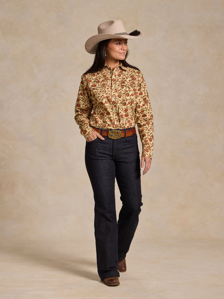 Women's Western Stretch Snap Shirt