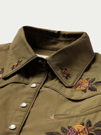 WOMENS EMBROIDERED SNAP SHIRT - Schaefer Outfitter