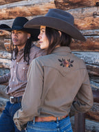 Women's Embroidered Snap Shirt - Schaefer Outfitter