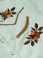 WOMENS EMBROIDERED SNAP SHIRT - Schaefer Outfitter