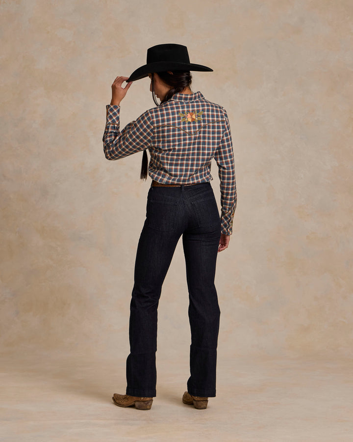Women's Embroidered Snap Shirt