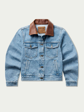 white christmas dresses Women's Unlined Denim Jacket– Schaefer Outfitter