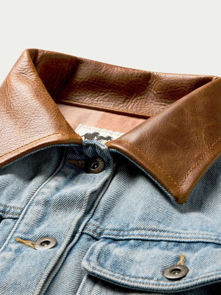 WOMEN'S LEGEND DENIM JACKET WITH FLANNEL LINING - Schaefer Outfitter