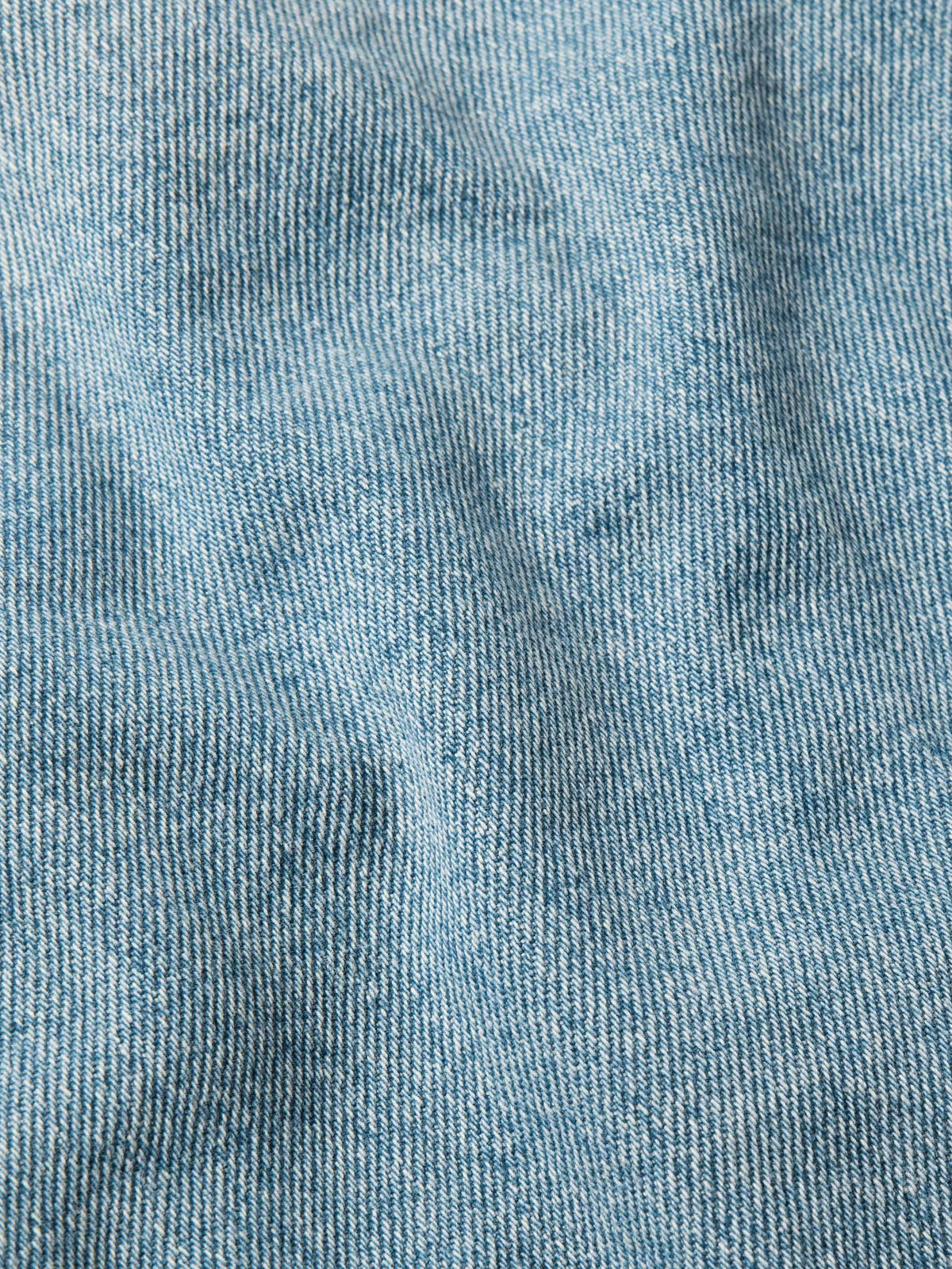 Vintage wash denim jacket fabric close-up