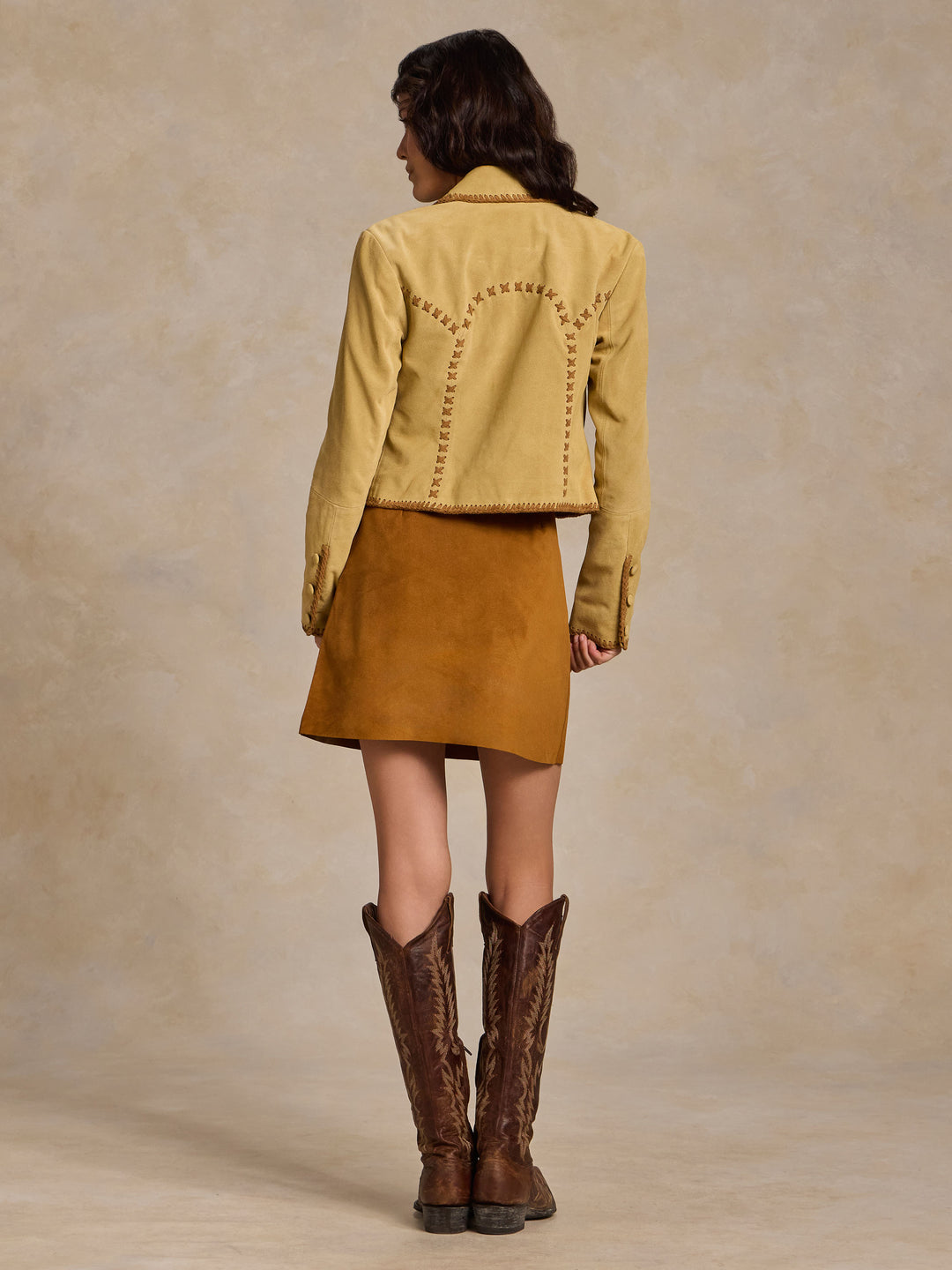 WOMENS MEDINA WHIPSTITCH SUEDE JACKET - Schaefer Outfitter