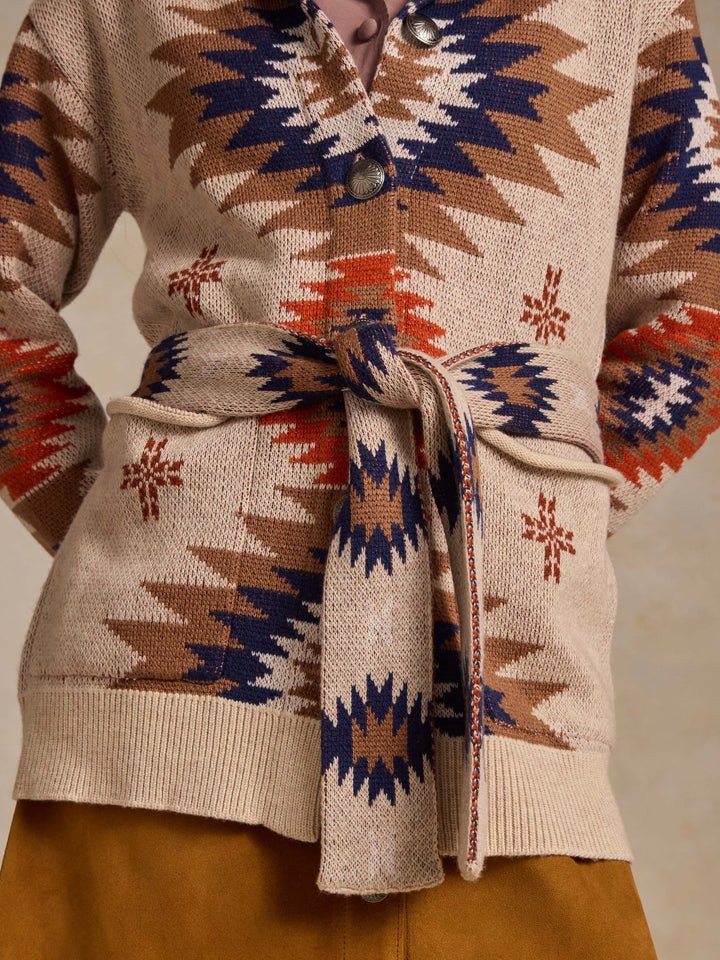 Women's Belted Sweater - Schaefer Outfitter