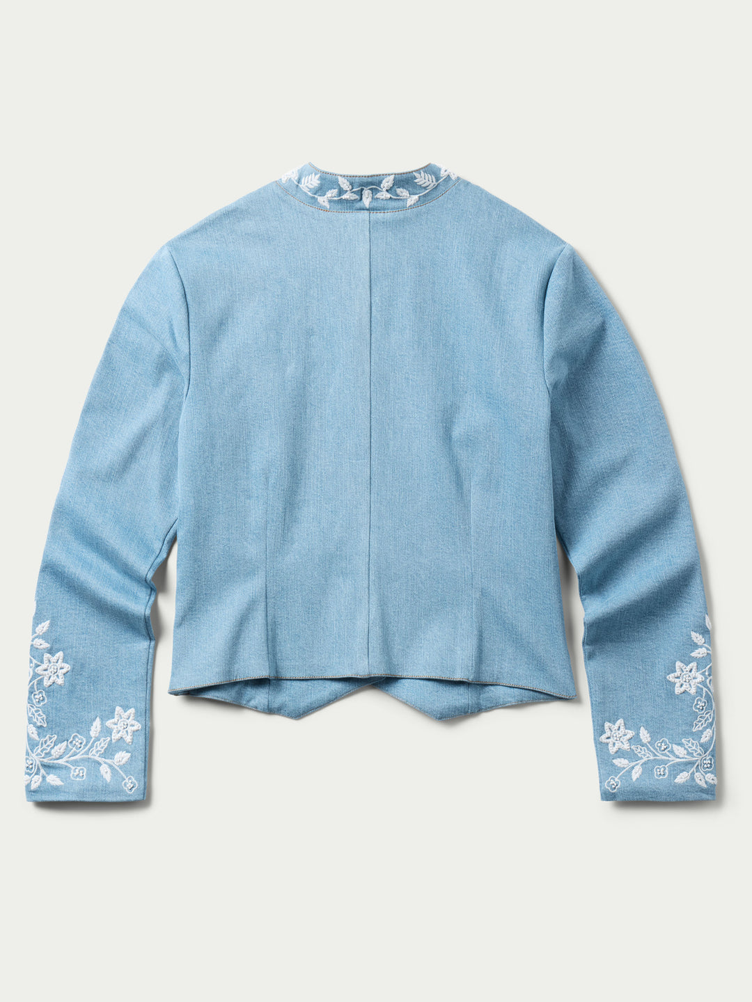 QUEEN OF THE RODEO BEADED DENIM JACKET - Schaefer Outfitter