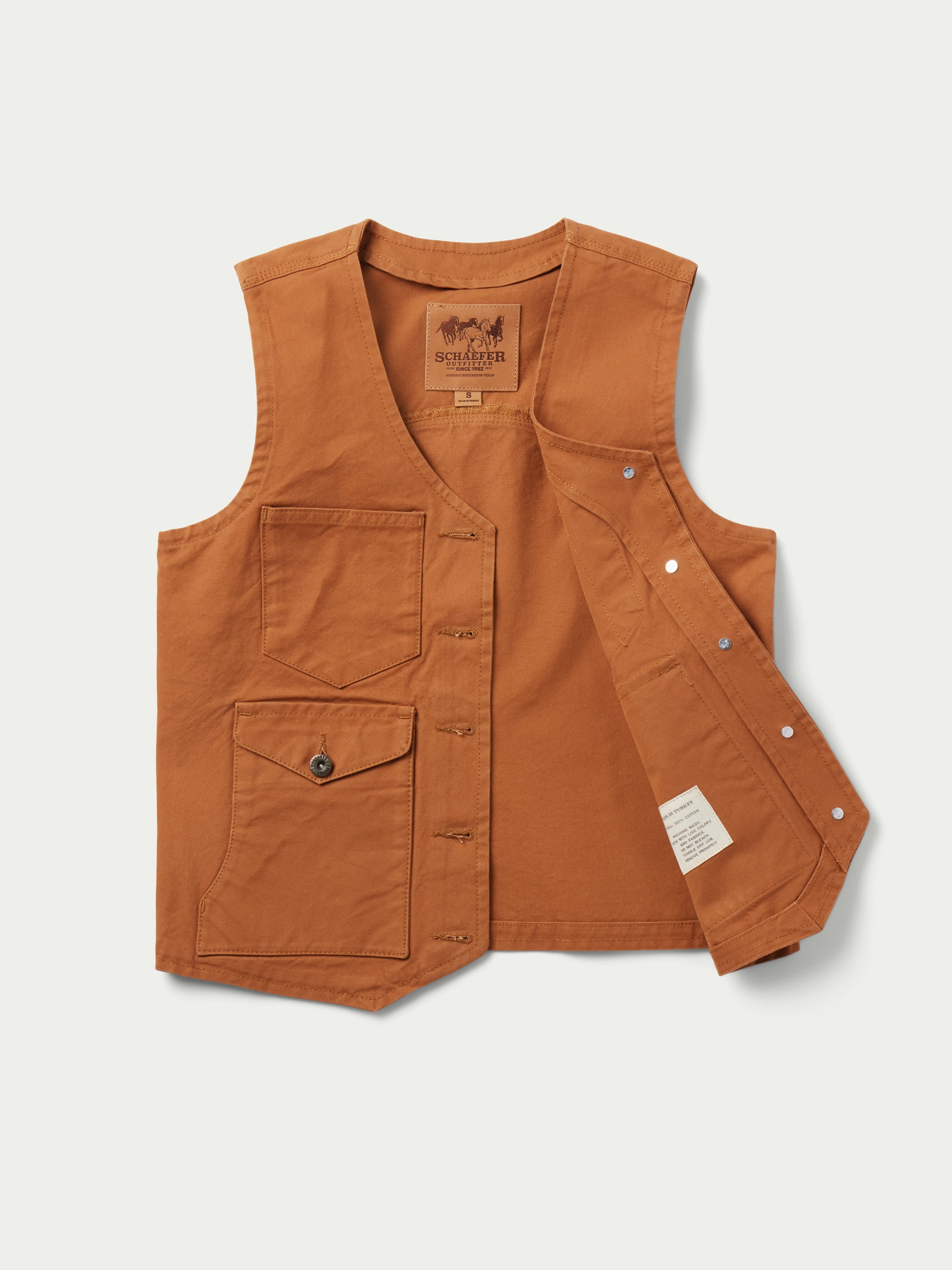 USA製 シェーファー Schaefer Outfitter 裏地付きベスト S USA製 シェーファー Schaefer Outfitter 裏地付きベスト S