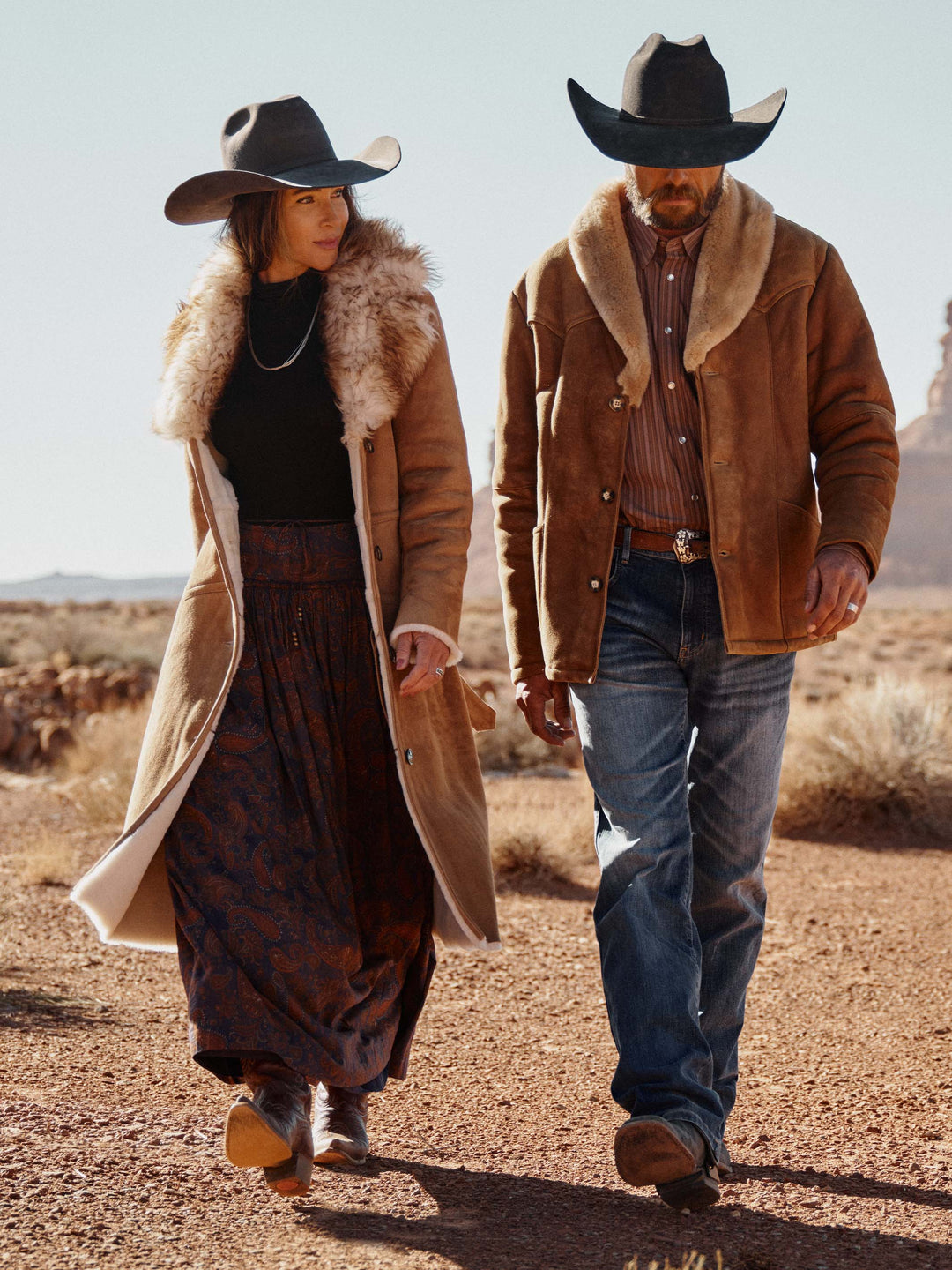 Women's Long Shearling Coat