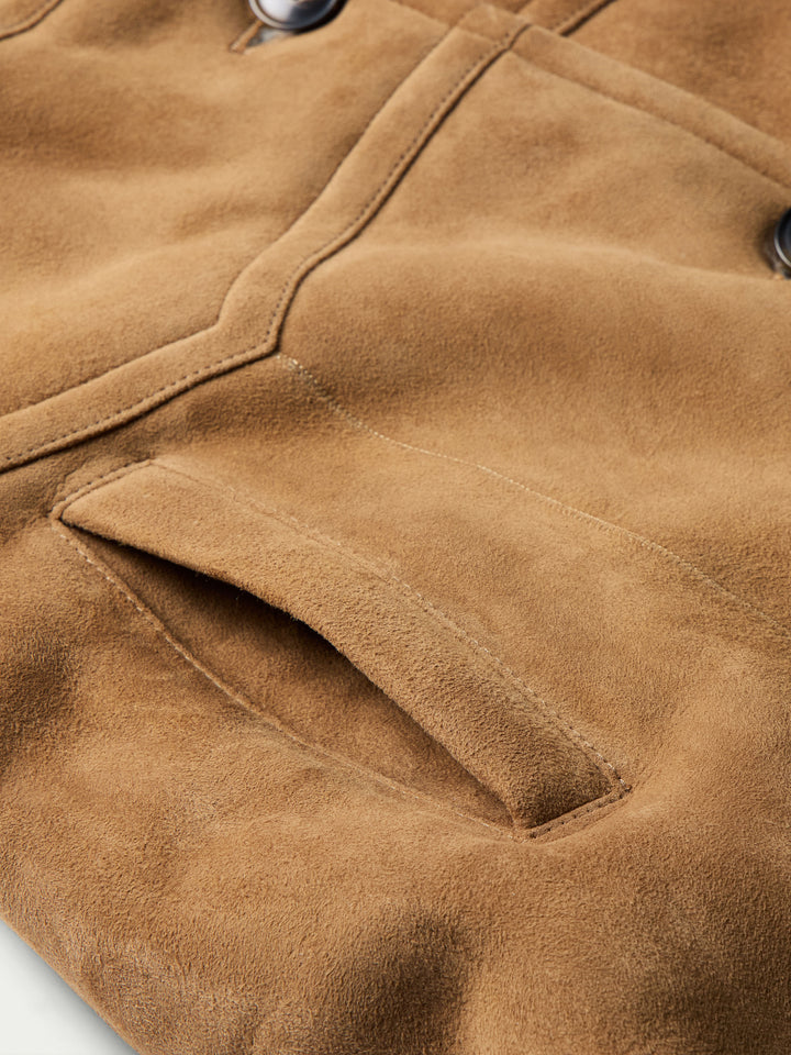 Women's Long Shearling Coat - Schaefer Outfitter
