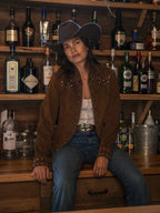 WOMEN'S STUDDED SUEDE JACKET - Schaefer Outfitter