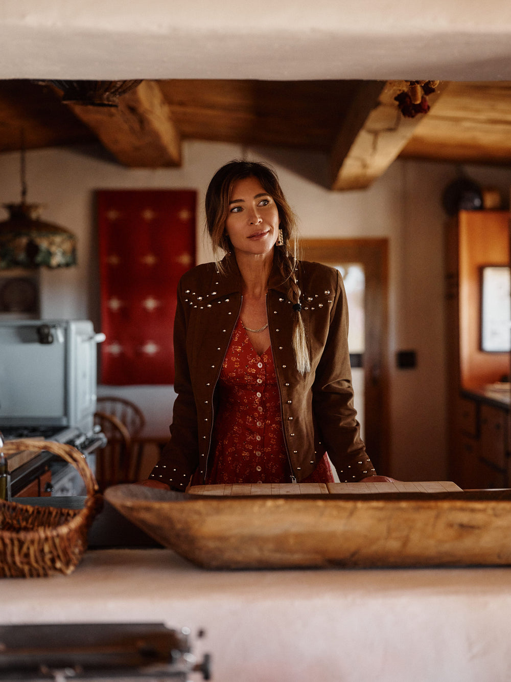 Women's Studded Suede Jacket - Schaefer Outfitter