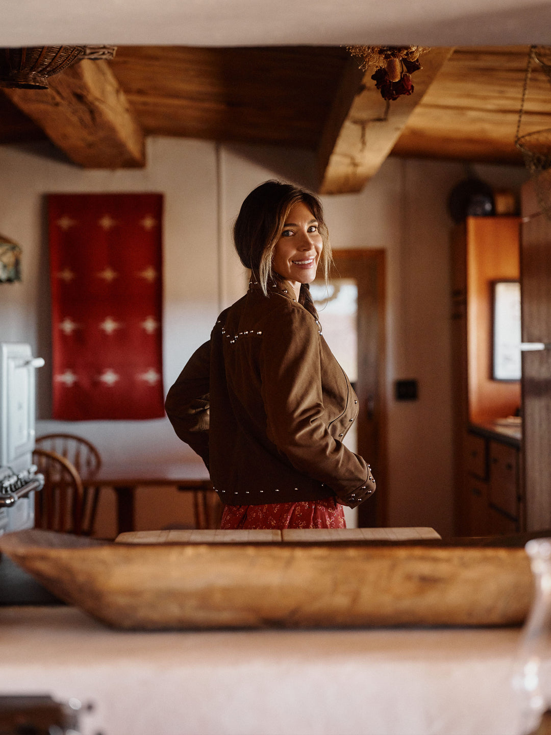 Women's Studded Suede Jacket