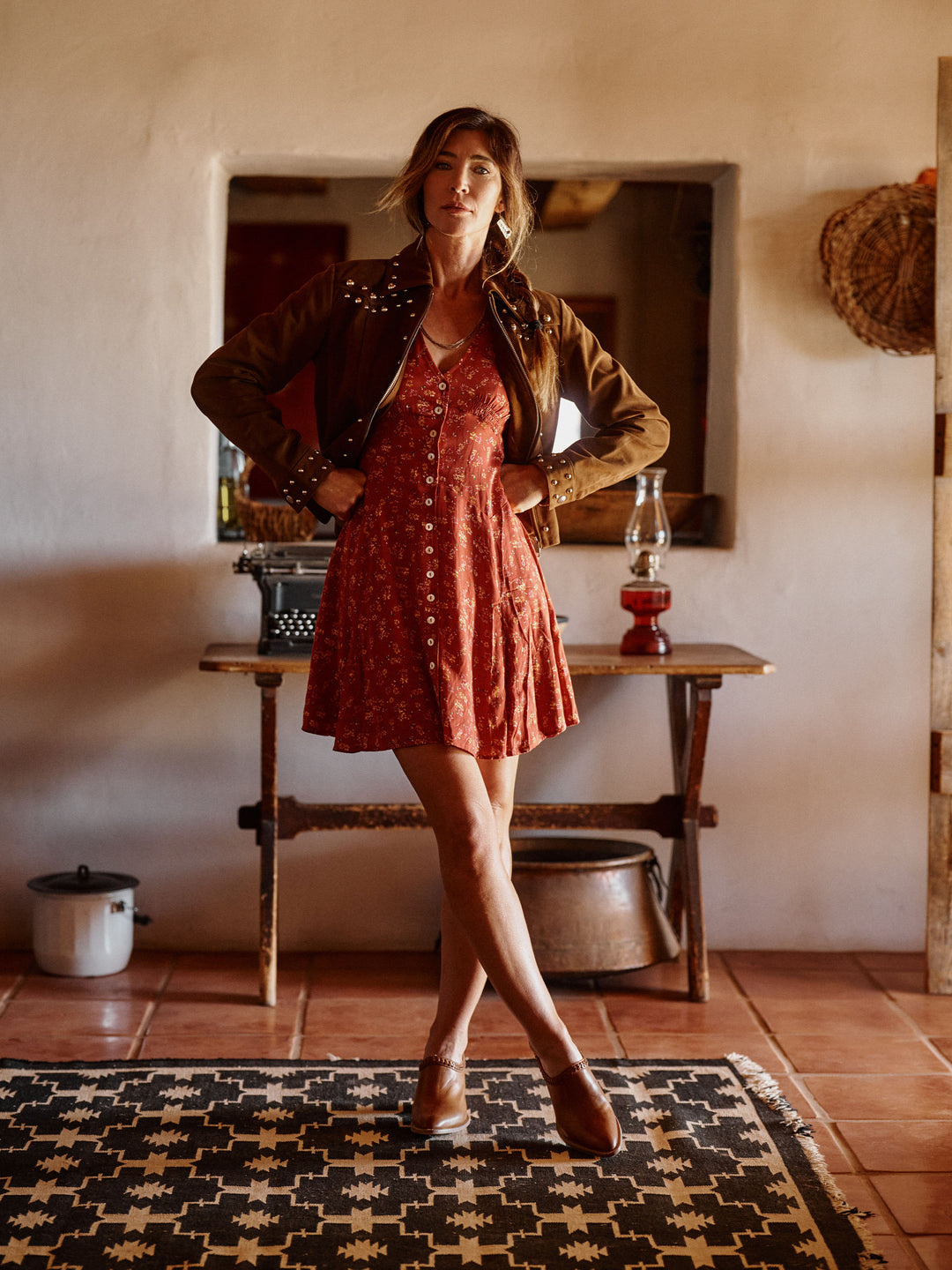 Women's Studded Suede Jacket Women's Studded Suede Jacket
