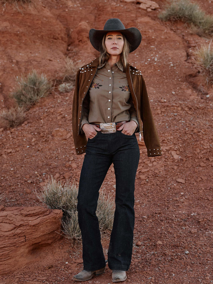 Women's Studded Suede Jacket