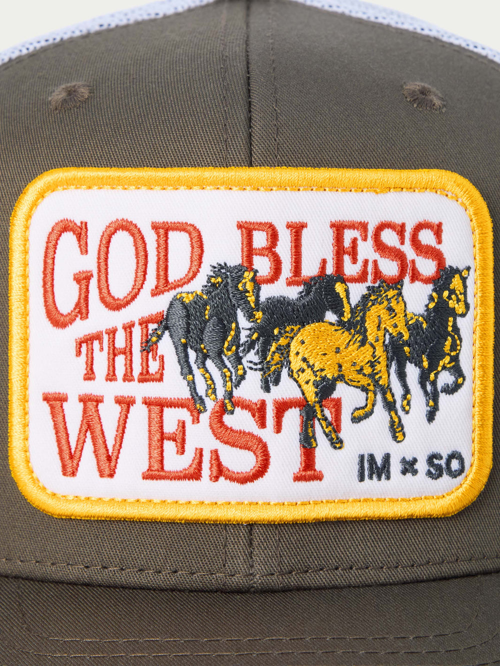 GOD BLESS THE WEST TRUCKER - Schaefer Outfitter
