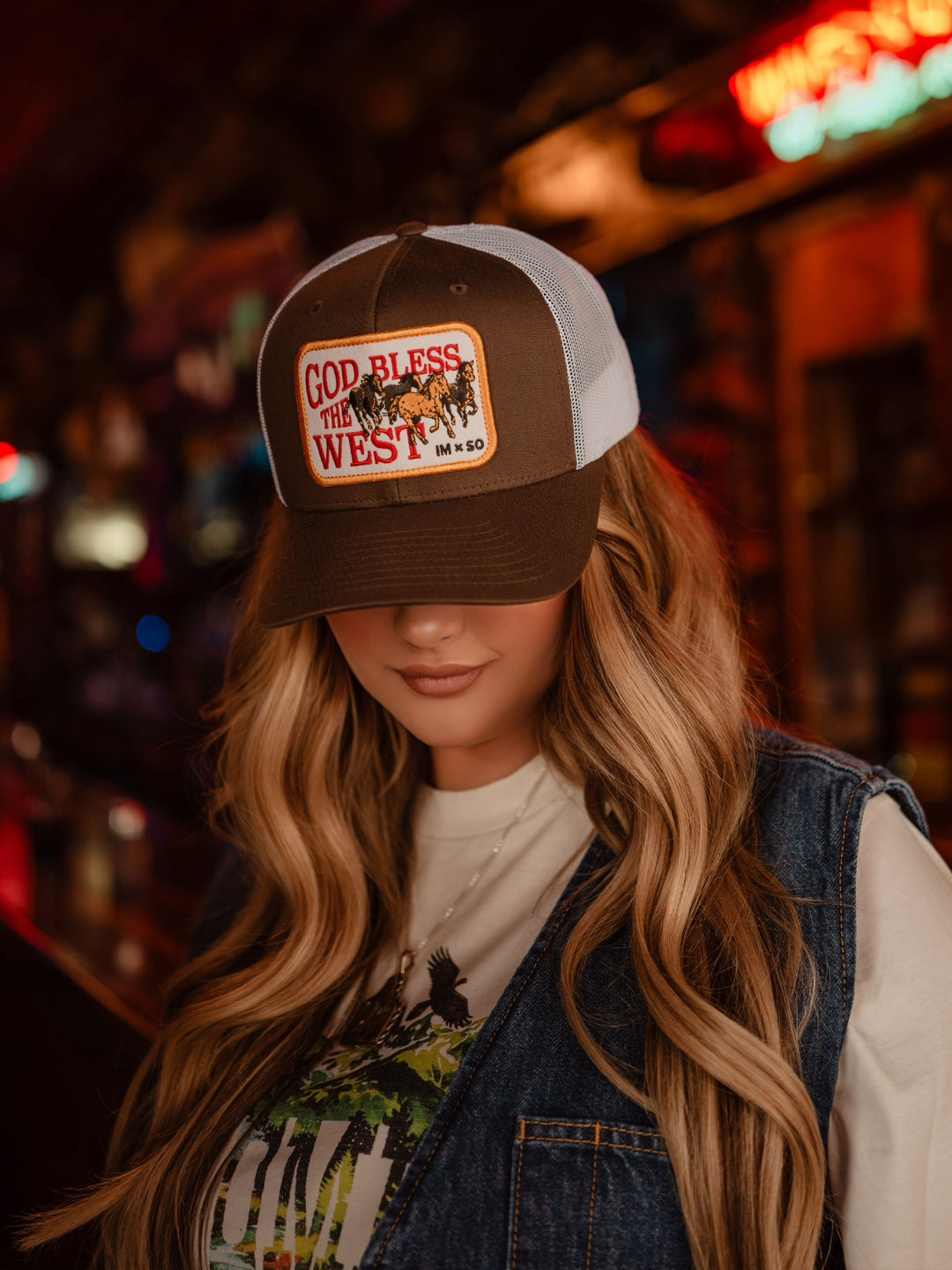 GOD BLESS THE WEST TRUCKER - Schaefer Outfitter