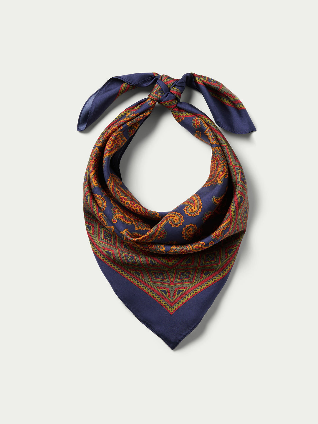Paisley Wild Rags with Border