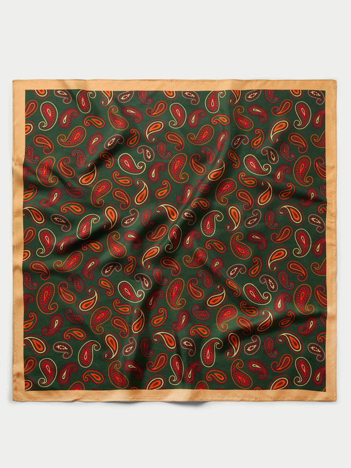 Paisley Wild Rags with Border