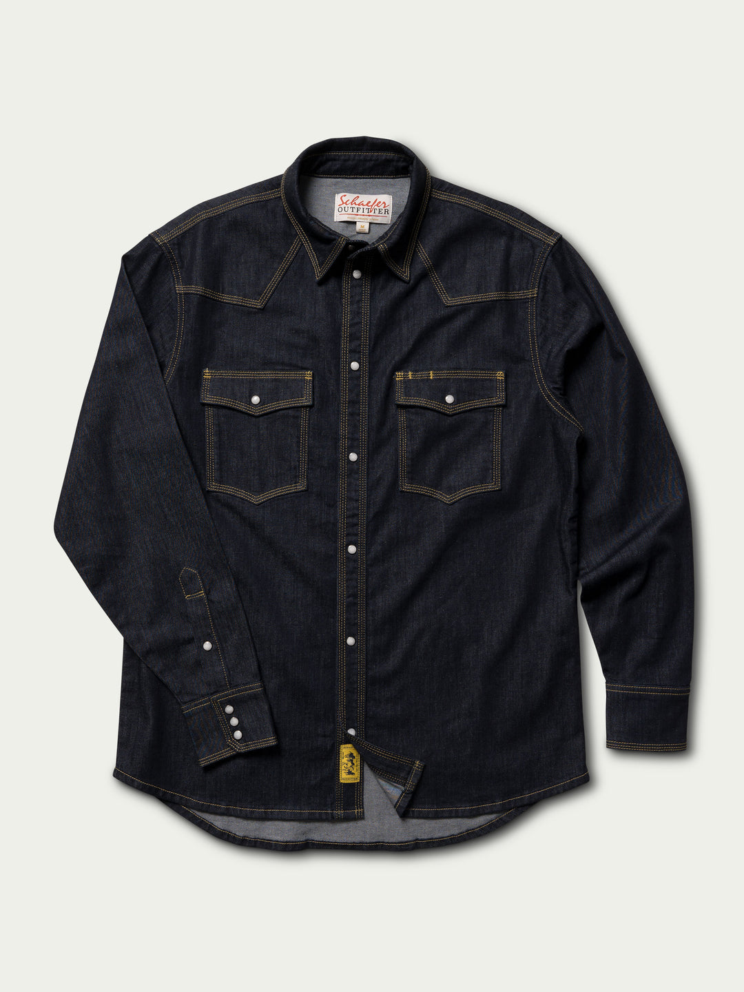 Classic Western Denim Snap Shirt - Schaefer Outfitter