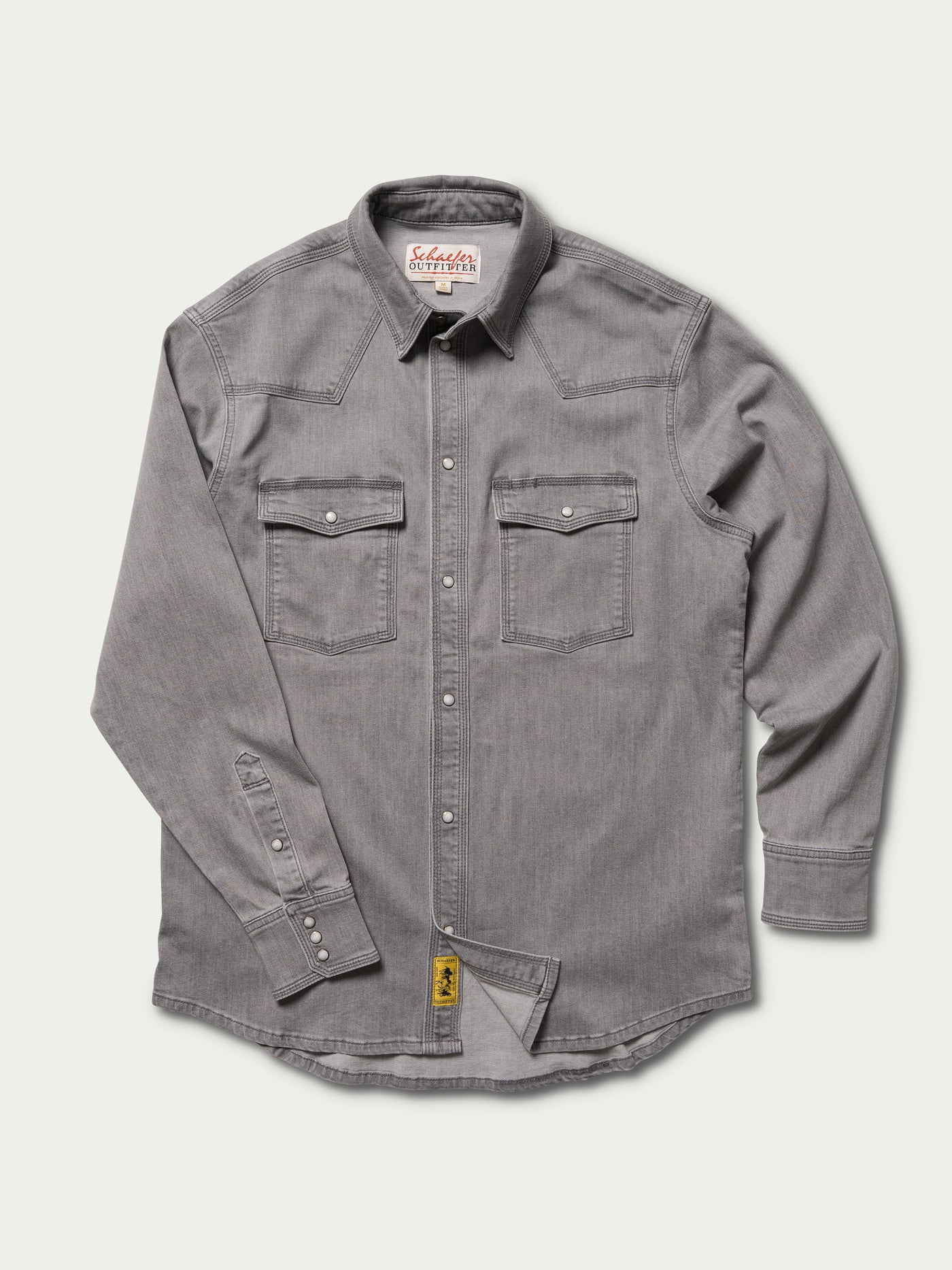 Classic Western Denim Snap Shirt - Schaefer Outfitter