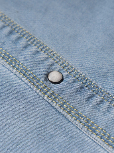 Classic Western Denim Snap Shirt - Schaefer Outfitter